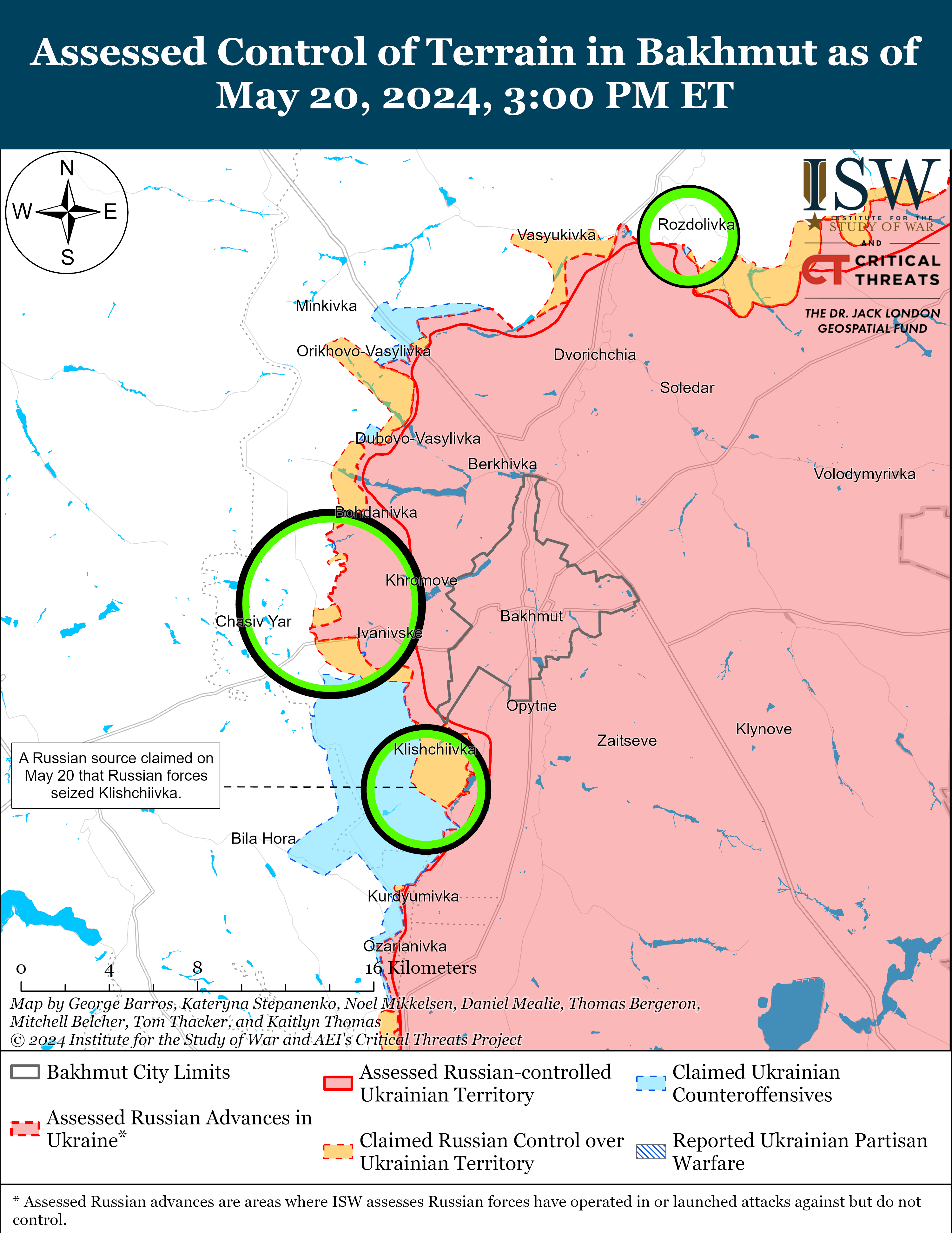 ISW Blog: Russian Offensive Campaign Assessment, May 20, 2024